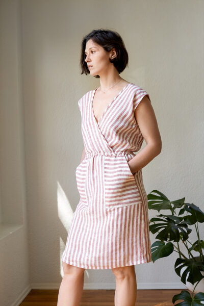 Выкройка Льняное платье Ruby - Fabrics-store.com