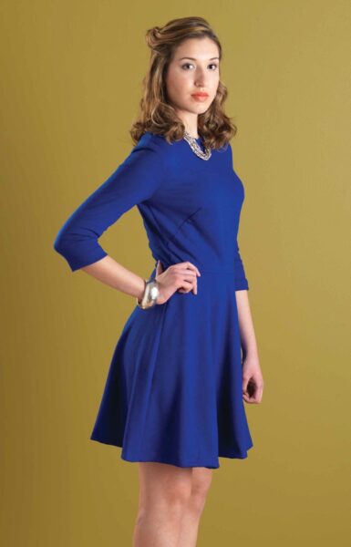 Выкройка Синее платье - Sewdaily.com